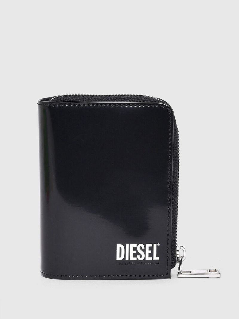 Carteira Diesel L-12 Zip Homem - Pretas OYGUV-7068